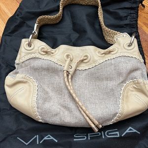 Via Spiga Crescent Shaped Hobo